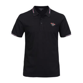 New Design Black Polo T shirts For Men With Short Sleeved